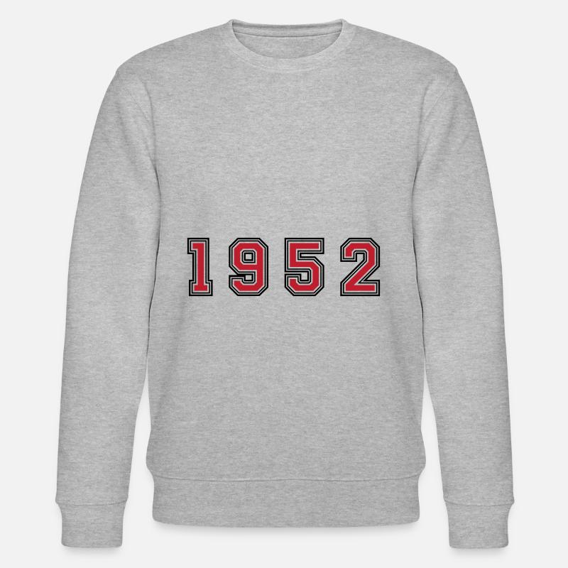 Numéro de l’année 1952 - Sweat bio CHANGER Stanley/Stella Unisexe - gris chiné