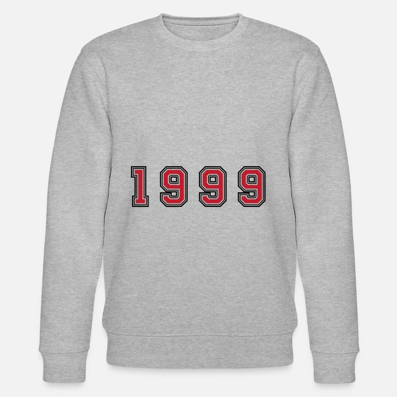 Numéro de l’année 1999 - Sweat bio CHANGER Stanley/Stella Unisexe - gris chiné