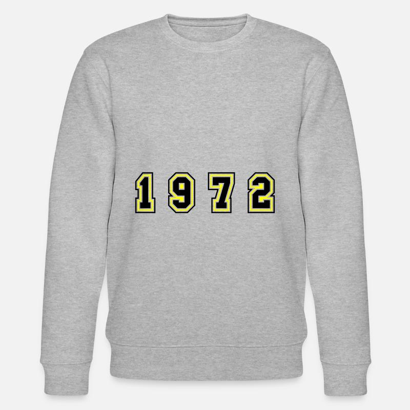 Numéro de l’année 1972 - Sweat bio CHANGER Stanley/Stella Unisexe - gris chiné