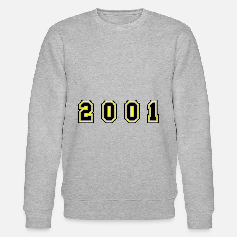 Numéro de l’année 2001 - Sweat bio CHANGER Stanley/Stella Unisexe - gris chiné