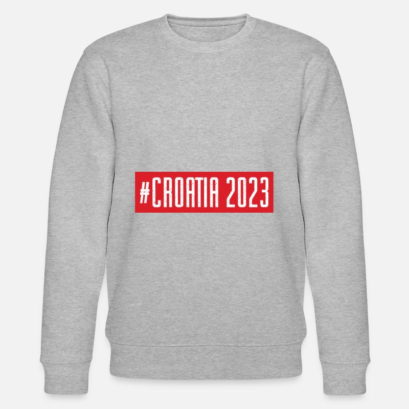 Croatia 2023 - Stanley/Stella Unisex Bio-Sweatshirt CHANGER  - Grau meliert