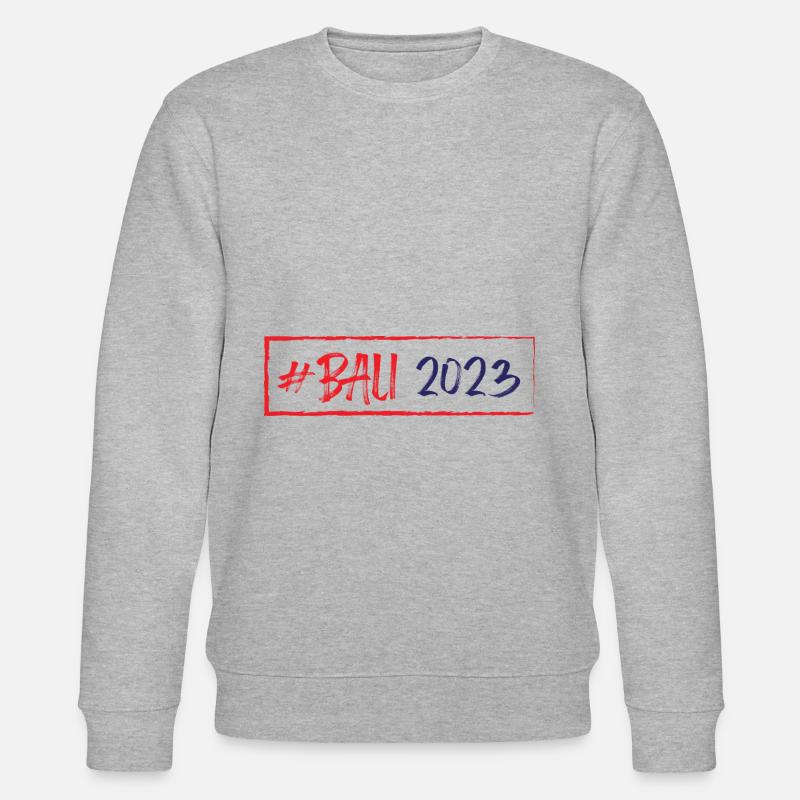 Bali 2023 - Stanley/Stella Unisex Bio-Sweatshirt CHANGER  - Grau meliert
