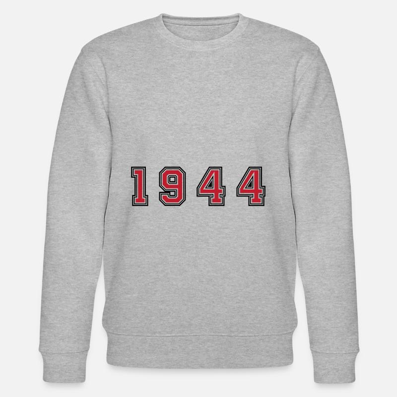 Numéro de l’année 1944 - Sweat bio CHANGER Stanley/Stella Unisexe - gris chiné