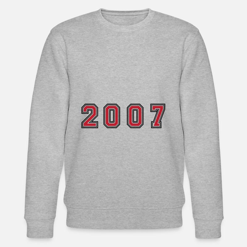 Numéro de l’année 2007 - Sweat bio CHANGER Stanley/Stella Unisexe - gris chiné