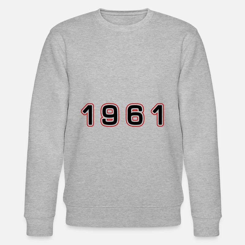 Numéro de l’année 1961 - Sweat bio CHANGER Stanley/Stella Unisexe - gris chiné