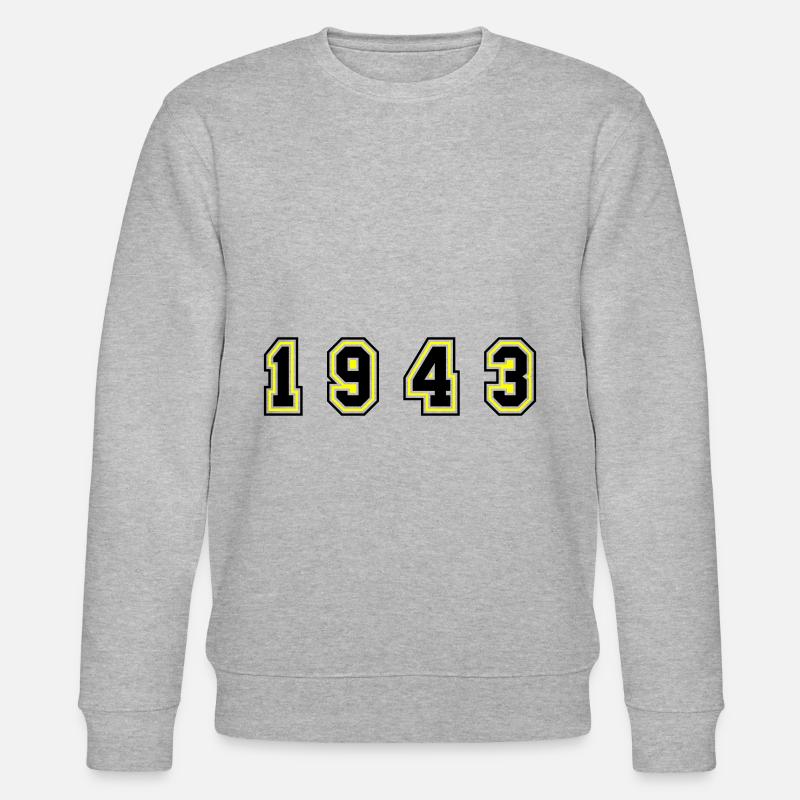 Numéro de l’année 1943 - Sweat bio CHANGER Stanley/Stella Unisexe - gris chiné