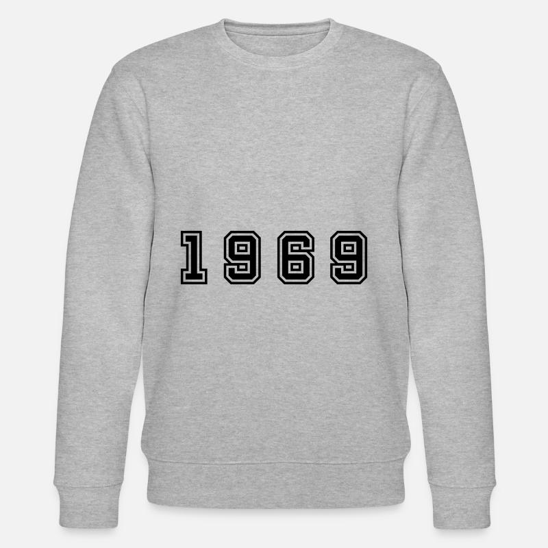 Numéro de l’année 1969 - Sweat bio CHANGER Stanley/Stella Unisexe - gris chiné