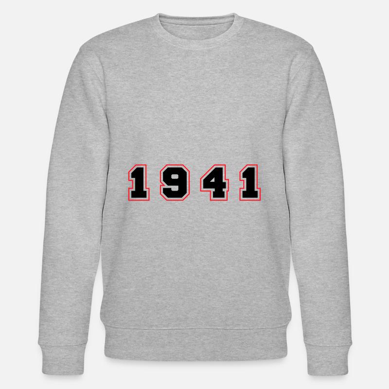 Numéro de l’année 1941 - Sweat bio CHANGER Stanley/Stella Unisexe - gris chiné