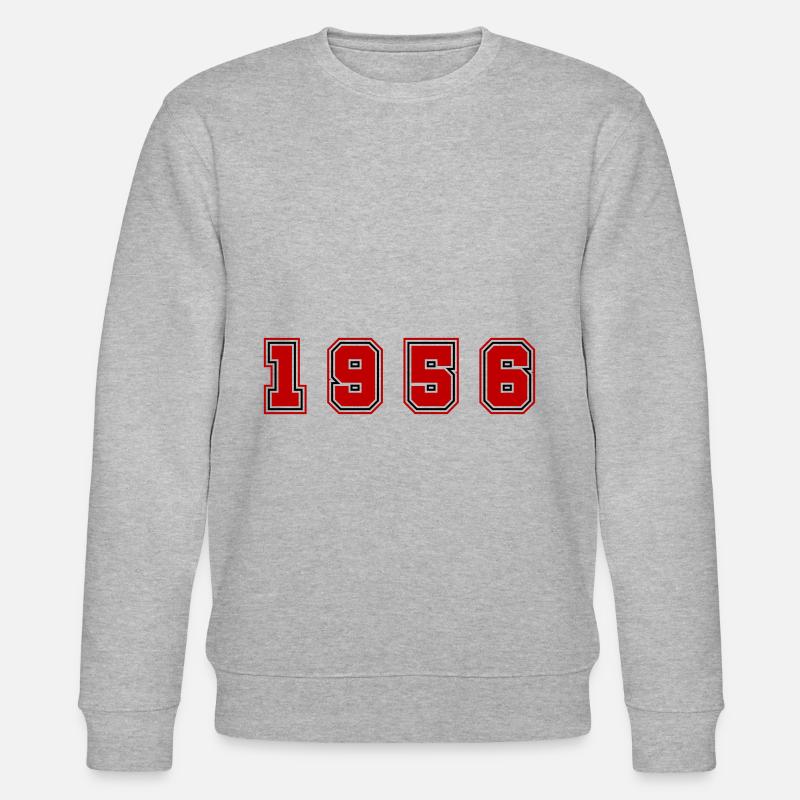 Numéro de l’année 1956 - Sweat bio CHANGER Stanley/Stella Unisexe - gris chiné