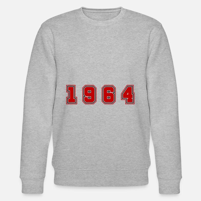 Numéro de l’année 1964 - Sweat bio CHANGER Stanley/Stella Unisexe - gris chiné