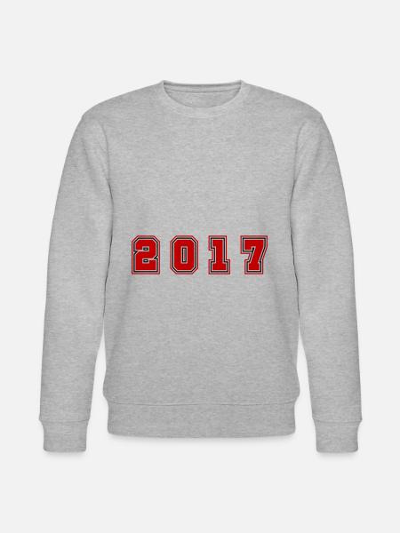 2017 Year Number - Stanley/Stella CHANGER Unisex Organic Sweatshirt - heather grey