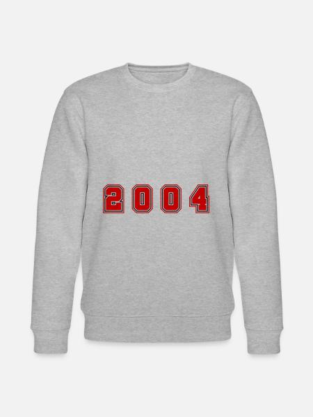 2004 Year Number - Stanley/Stella CHANGER Unisex Organic Sweatshirt - heather grey