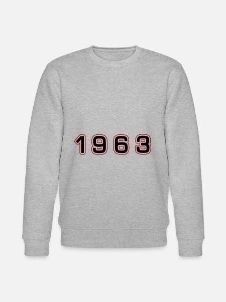 Numéro de l’année 1963 - Sweat bio CHANGER Stanley/Stella Unisexe - gris chiné