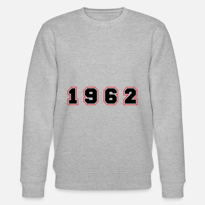 Numéro de l’année 1962 - Sweat bio CHANGER Stanley/Stella Unisexe - gris chiné