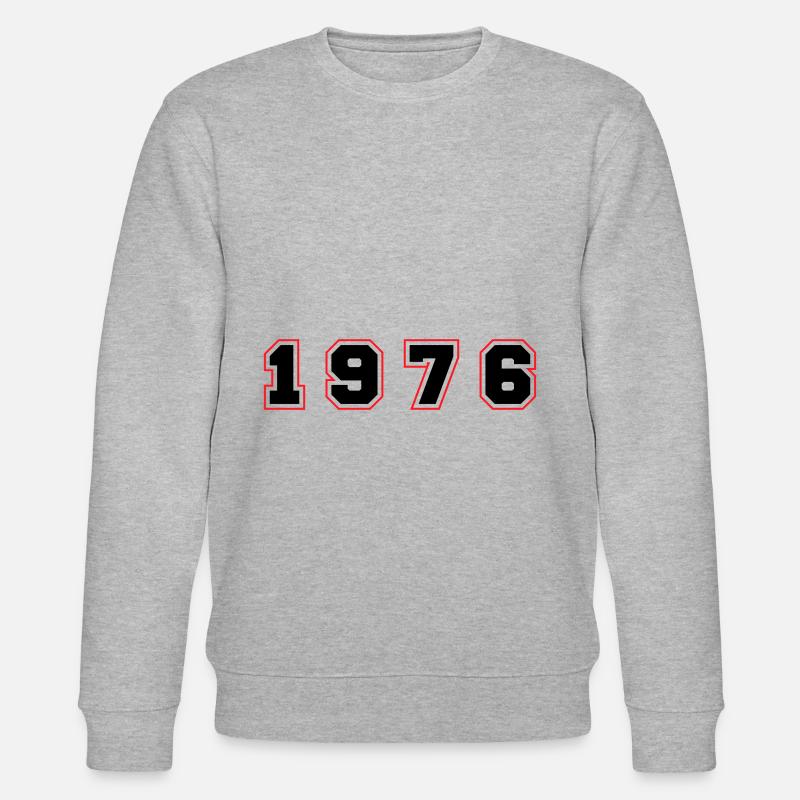 Numéro de l’année 1976 - Sweat bio CHANGER Stanley/Stella Unisexe - gris chiné