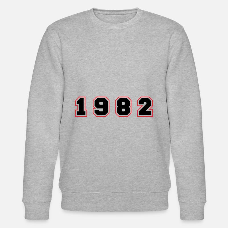 Numéro de l’année 1982 - Sweat bio CHANGER Stanley/Stella Unisexe - gris chiné
