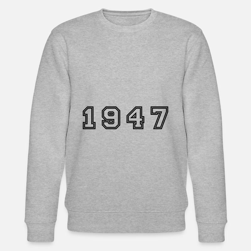 Numéro de l’année 1947 - Sweat bio CHANGER Stanley/Stella Unisexe - gris chiné