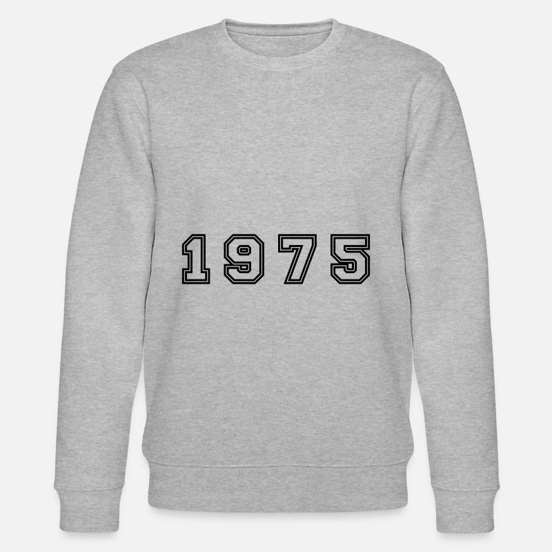 Numéro de l’année 1975 - Sweat bio CHANGER Stanley/Stella Unisexe - gris chiné