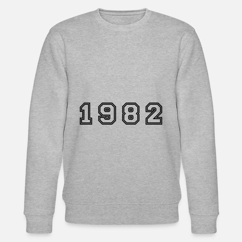 Numéro de l’année 1982 - Sweat bio CHANGER Stanley/Stella Unisexe - gris chiné