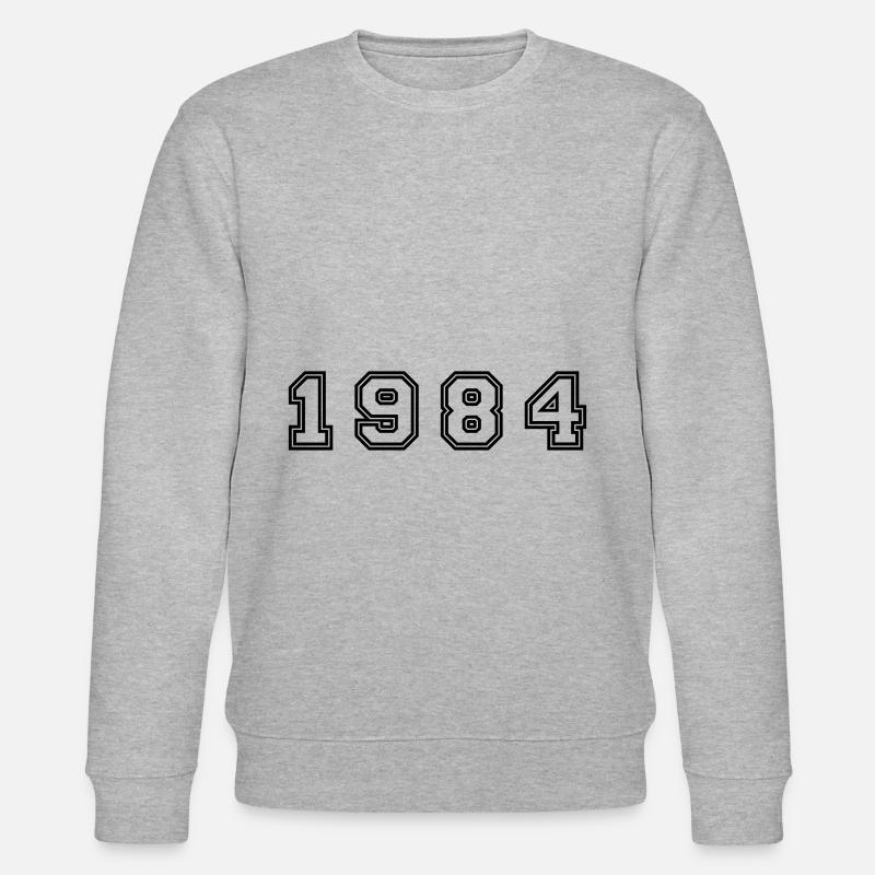 Numéro de l’année 1984 - Sweat bio CHANGER Stanley/Stella Unisexe - gris chiné