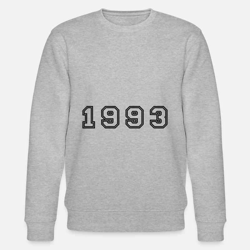 Numéro de l’année 1993 - Sweat bio CHANGER Stanley/Stella Unisexe - gris chiné