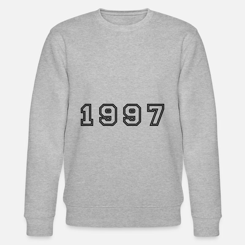 Numéro de l’année 1997 - Sweat bio CHANGER Stanley/Stella Unisexe - gris chiné