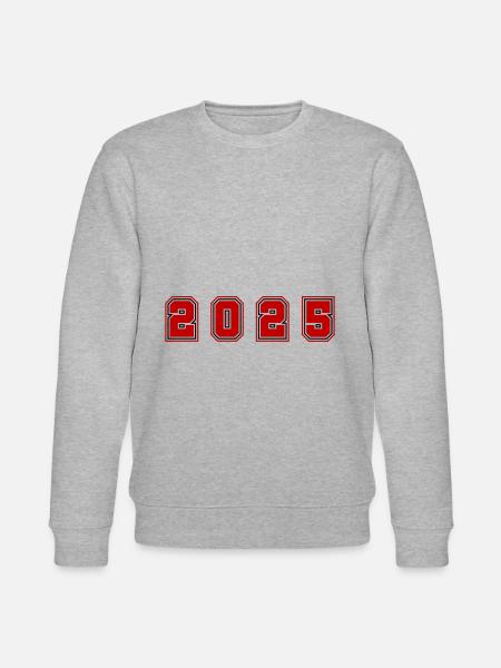 2025 Year Number - Stanley/Stella CHANGER Unisex Organic Sweatshirt - heather grey