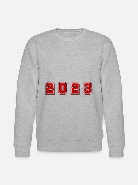 2023 Year Number - Stanley/Stella CHANGER Unisex Organic Sweatshirt - heather grey