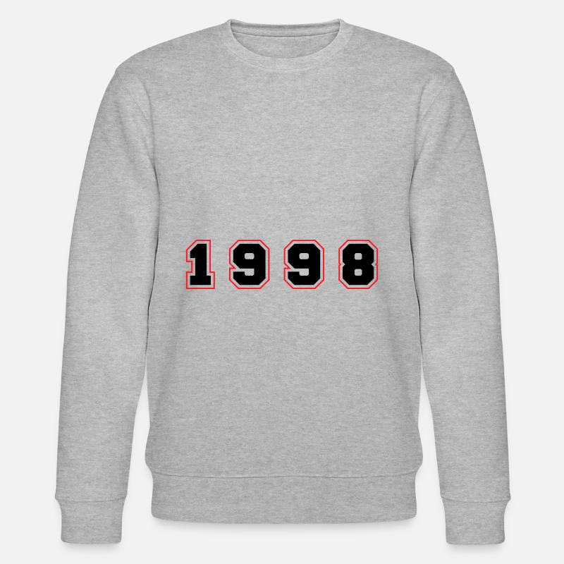 Numéro de l’année 1998 - Sweat bio CHANGER Stanley/Stella Unisexe - gris chiné