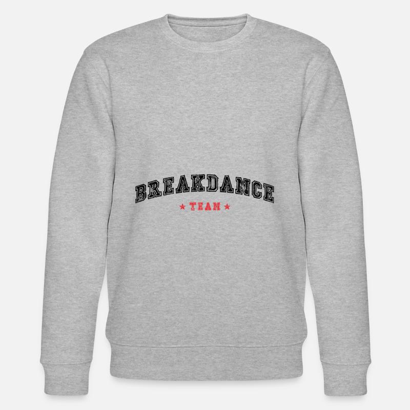 Breakdance Team - Stanley/Stella Unisex Bio-Sweatshirt CHANGER - Grau meliert