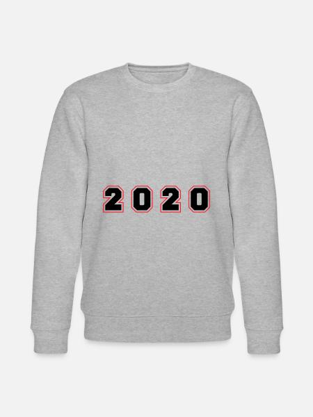 2020 Year Number - Stanley/Stella CHANGER Unisex Organic Sweatshirt - heather grey