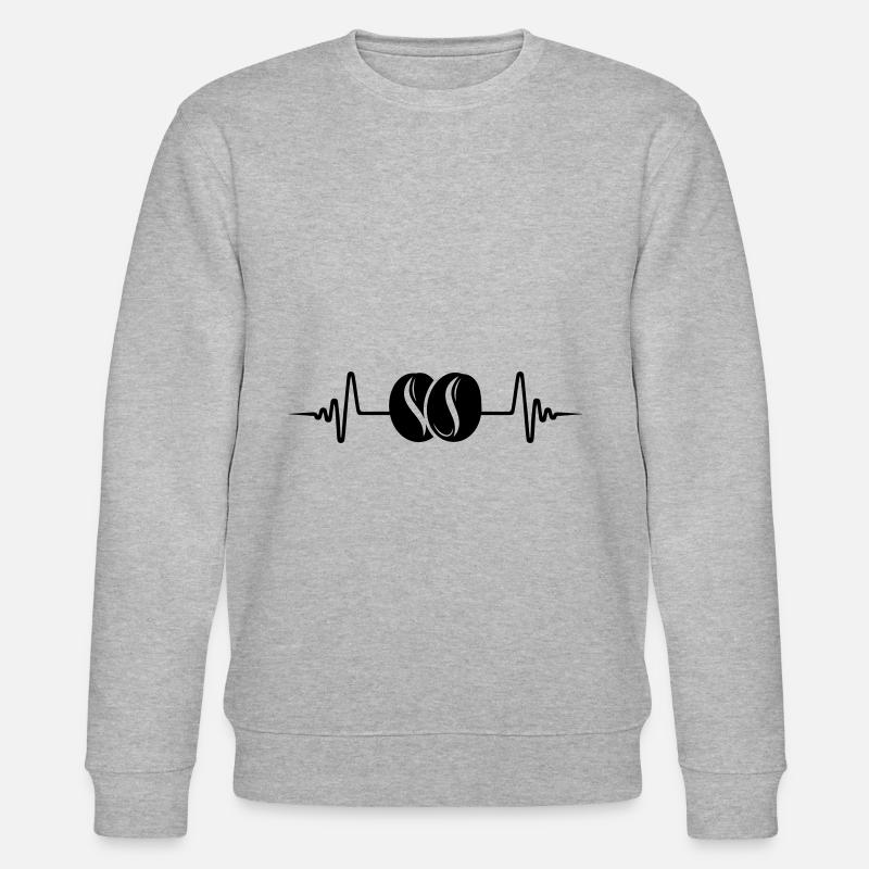 Légumineuses de grains de café - Sweat bio CHANGER Stanley/Stella Unisexe - gris chiné