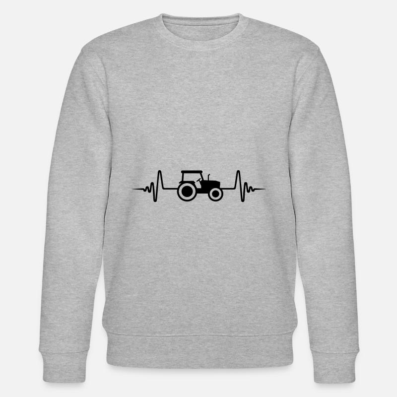 Tractor Puls Farmer - Stanley/Stella CHANGER Unisex Organic Sweatshirt - heather grey