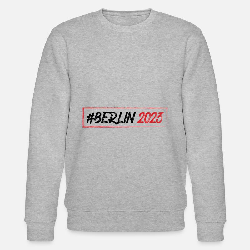 Berlin 2023 - Stanley/Stella Unisex Bio-Sweatshirt CHANGER  - Grau meliert