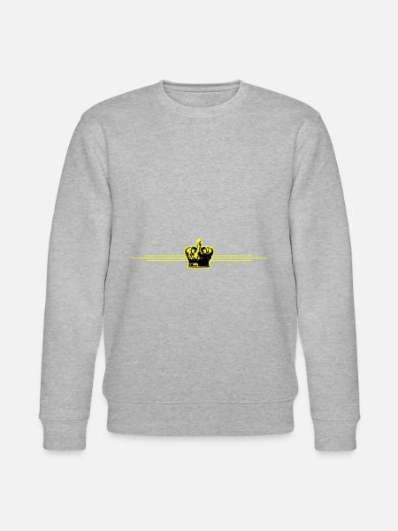 Krone Linie - Stanley/Stella Unisex Bio-Sweatshirt CHANGER  - Grau meliert