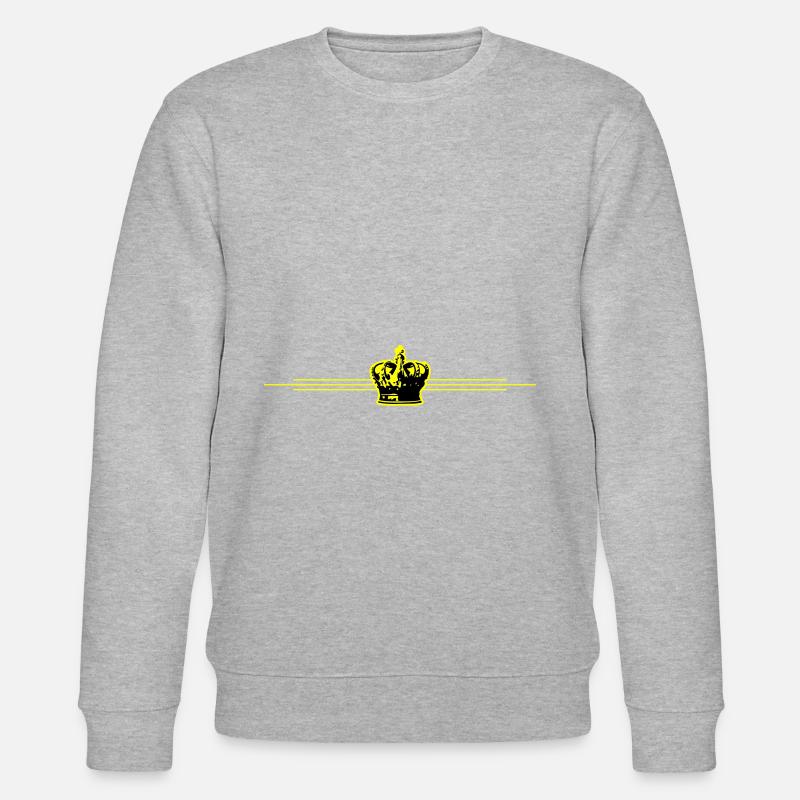 Krone Linie - Stanley/Stella Unisex Bio-Sweatshirt CHANGER  - Grau meliert