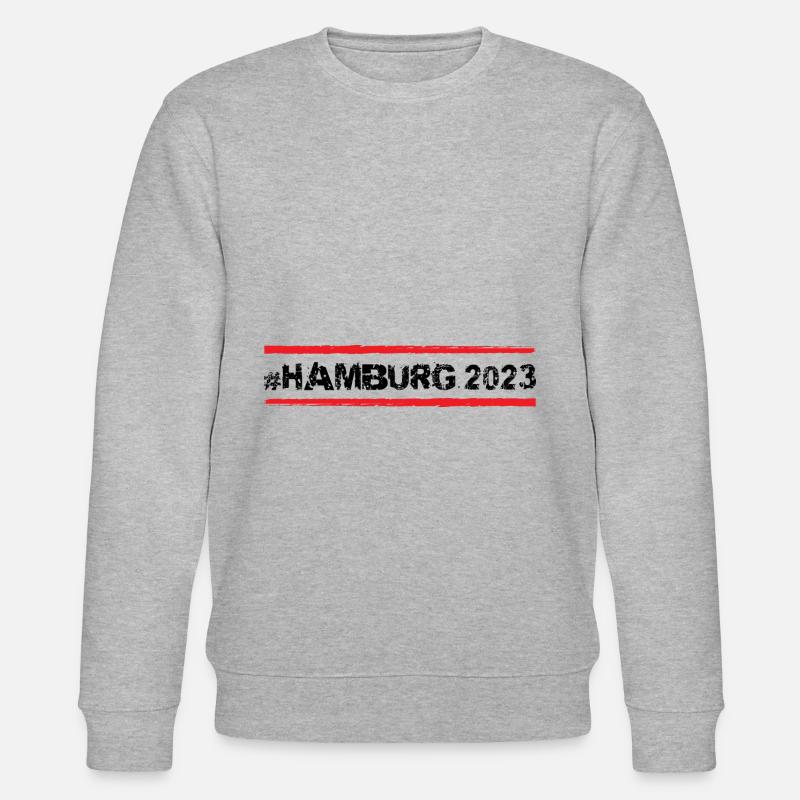 Hamburg 2023 - Stanley/Stella Unisex Bio-Sweatshirt CHANGER - Grau meliert