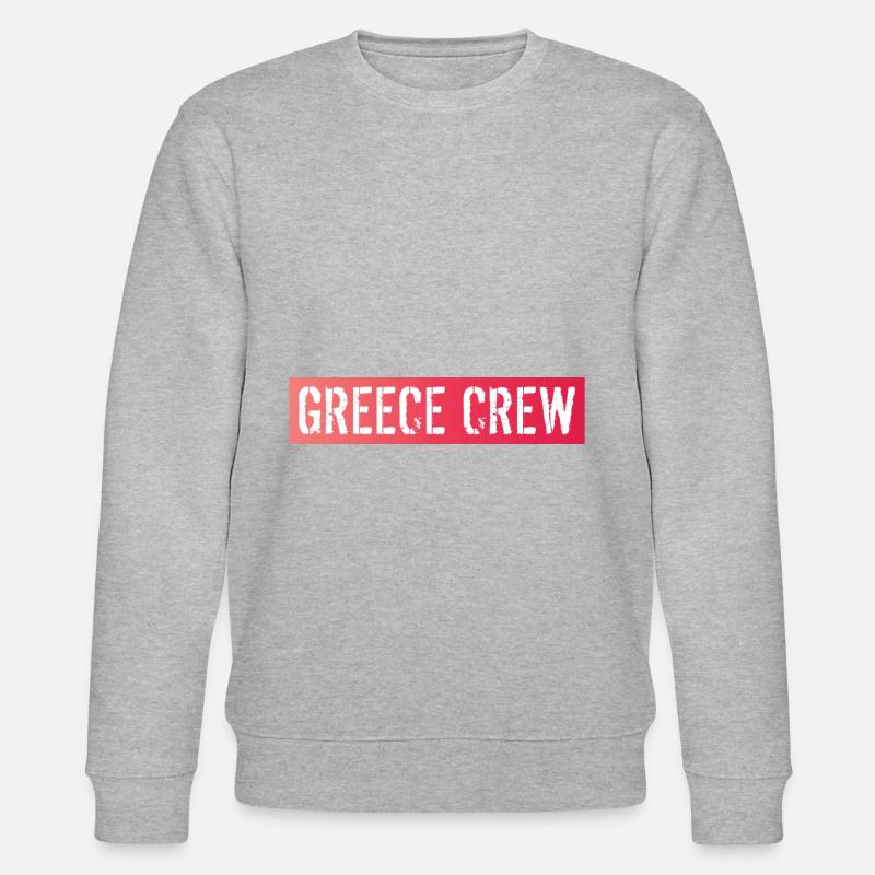 Greece Crew - Stanley/Stella Unisex Bio-Sweatshirt CHANGER  - Grau meliert