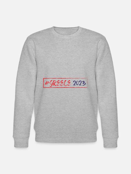 Grèce 2023 - Sweat bio CHANGER Stanley/Stella Unisexe - gris chiné