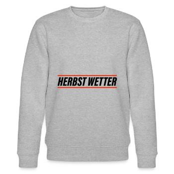 Herbst Wetter - Stanley/Stella Unisex Bio-Sweatshirt CHANGER  - Grau meliert - Vorne - Nik (191cm) & Marisol (170cm)