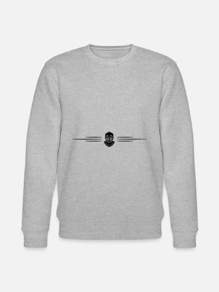 Knight Helmet Line - Stanley/Stella CHANGER Unisex Organic Sweatshirt - heather grey