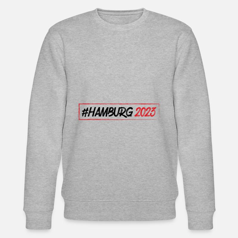 Hambourg 2023 - Sweat bio CHANGER Stanley/Stella Unisexe - gris chiné