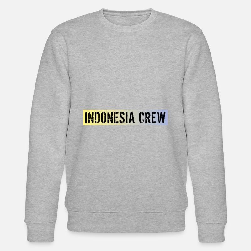 Indonesia Crew - Stanley/Stella Unisex Bio-Sweatshirt CHANGER  - Grau meliert