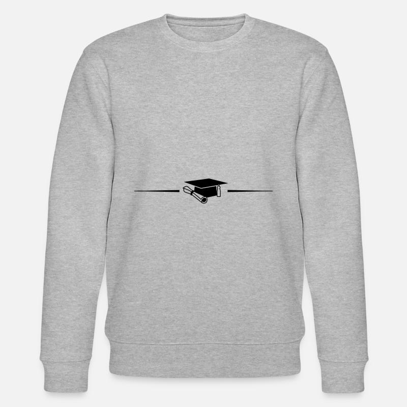 Student cap line - Stanley/Stella CHANGER Unisex Organic Sweatshirt - heather grey