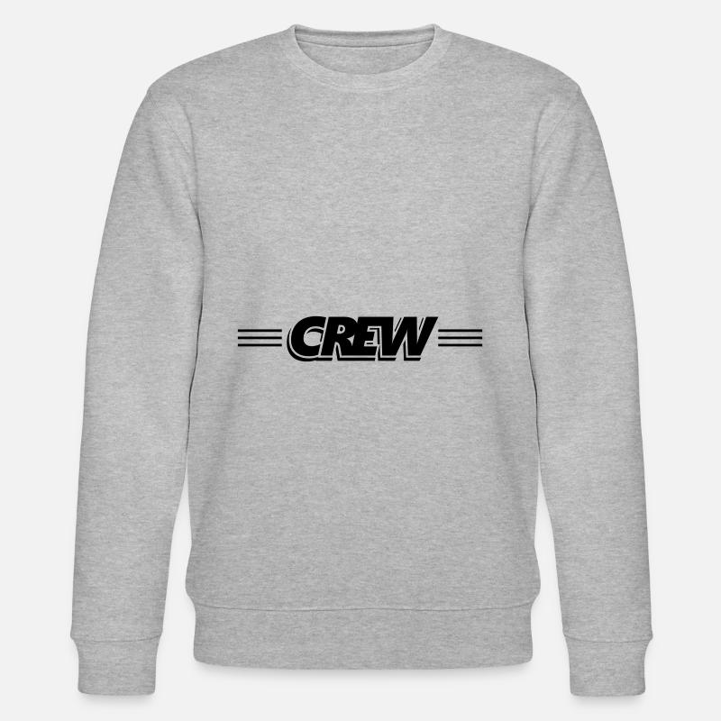 Crew Stempel - Stanley/Stella Unisex Bio-Sweatshirt CHANGER  - Grau meliert