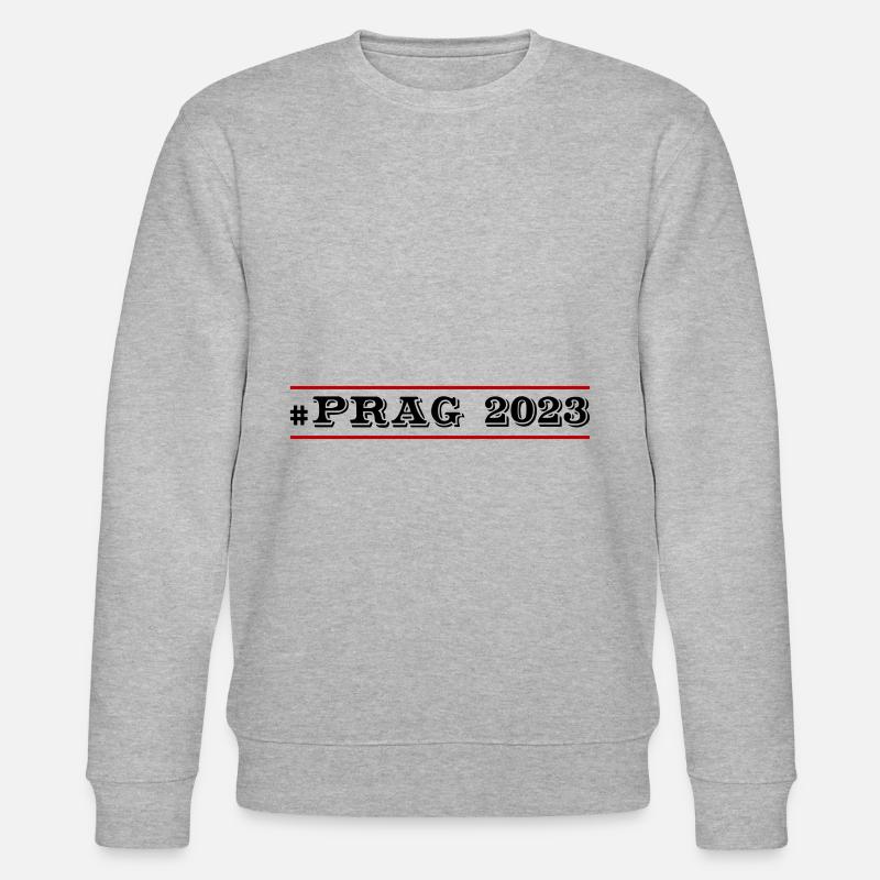 Prag 2023 - Stanley/Stella Unisex Bio-Sweatshirt CHANGER  - Grau meliert