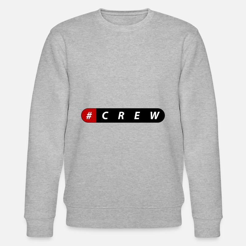 crew - Stanley/Stella Unisex Bio-Sweatshirt CHANGER  - Grau meliert