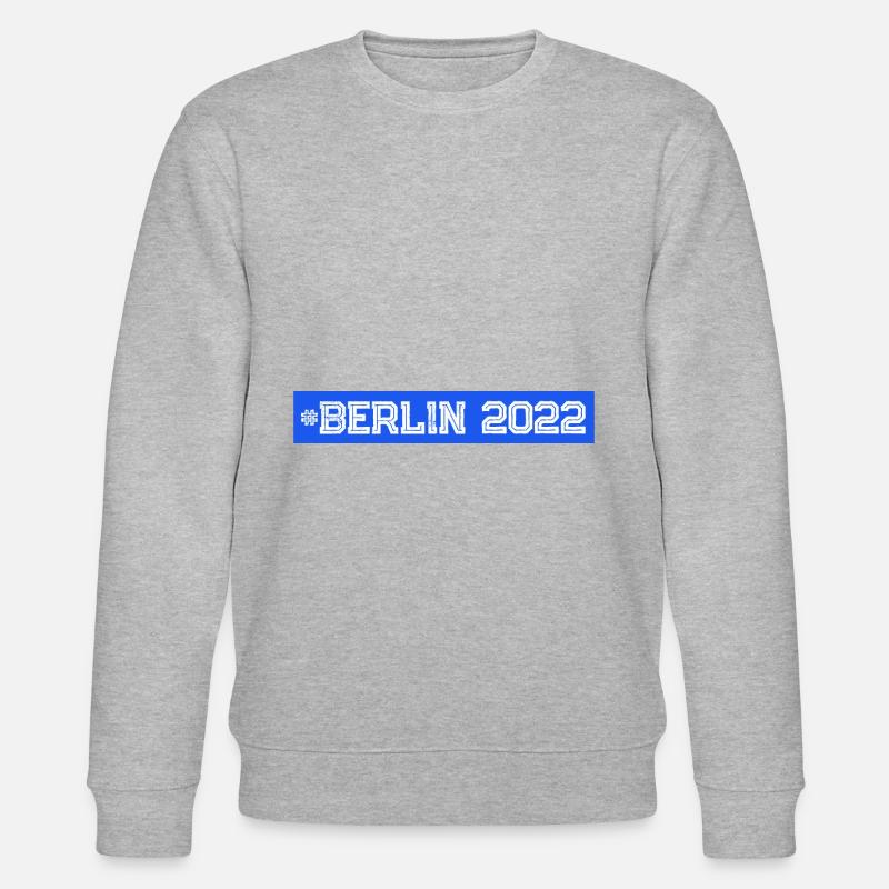 Berlin 2022 - Stanley/Stella Unisex Bio-Sweatshirt CHANGER - Grau meliert