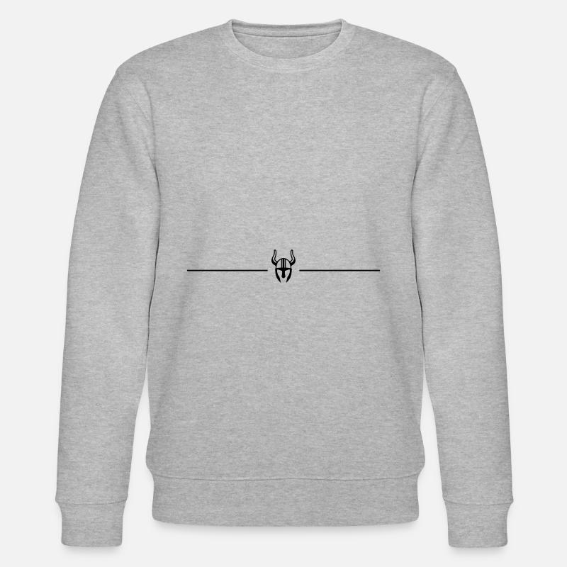 Wikinger Helm Linie - Stanley/Stella Unisex Bio-Sweatshirt CHANGER  - Grau meliert