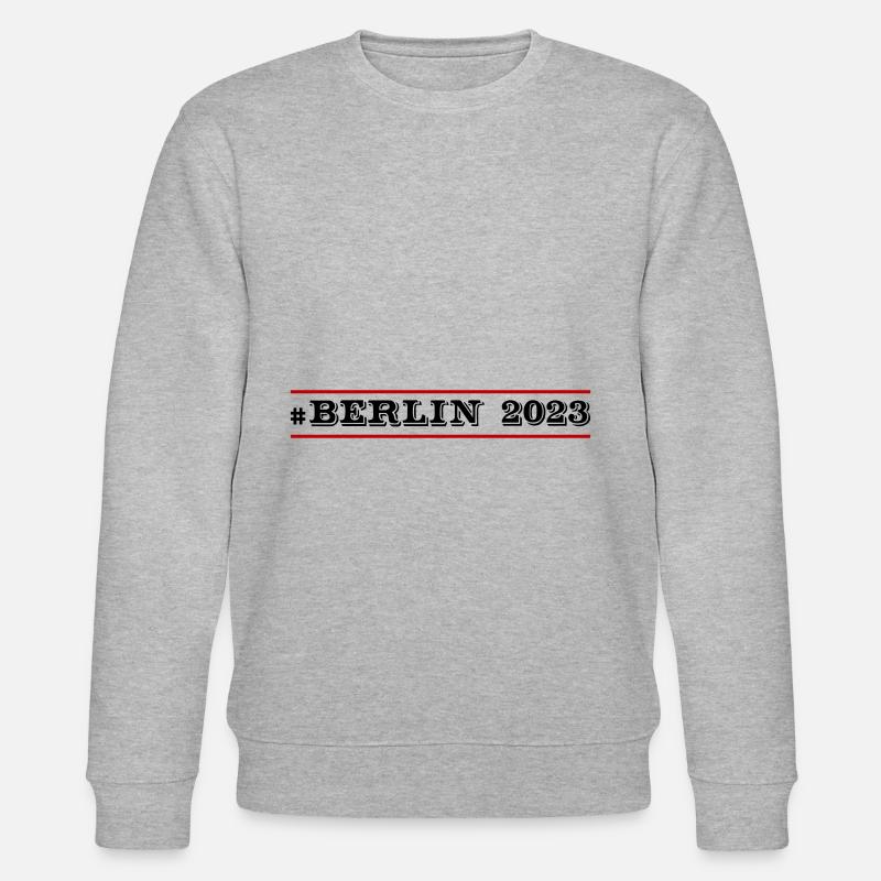 Berlin 2023 - Stanley/Stella Unisex Bio-Sweatshirt CHANGER  - Grau meliert